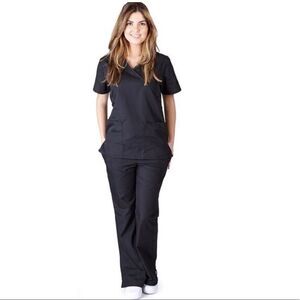 Natural Comfort Black Scrub Size L